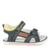 Sandales Sport MARINE Garçon Motif Multicolore Scratch