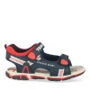 Sandales Sport MARINE Garçon Motif Multicolore Scratch