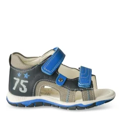 Sandales Sport MARINE Garçon Motif Multicolore Scratch