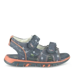 Sandales Sport MARINE Garçon Motif Multicolore Scratch