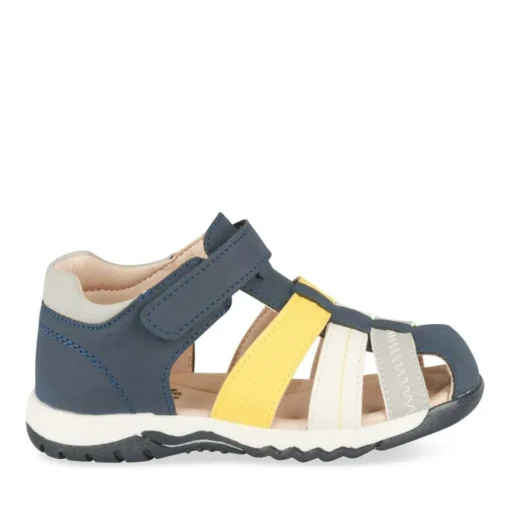 Sandales Sport MARINE Garçon Motif Multicolore Scratch