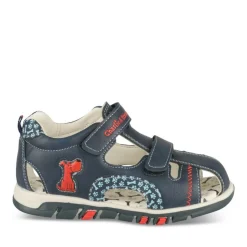 Sandales Sport MARINE Garçon Motif Animal Scratch