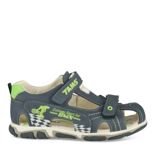 Sandales Sport MARINE Garçon Motif Multicolore Scratch