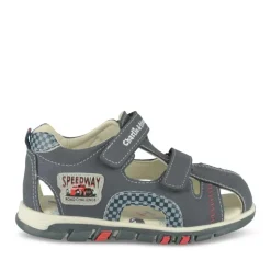 Sandales Sport MARINE Garçon Motif Multicolore Scratch