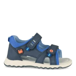 Sandales Sport MARINE Garçon Motif Uni Scratch