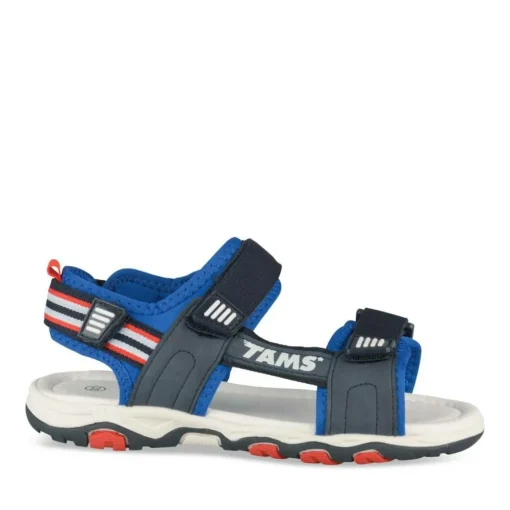 Sandales Sport MARINE Garçon Motif Multicolore Scratch