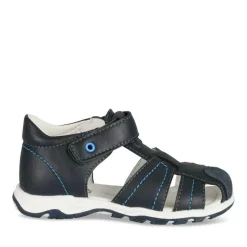 Sandales Sport MARINE Garçon Motif Uni Scratch