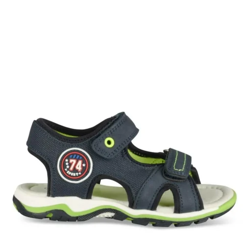 Sandales Sport MARINE Garçon Motif Multicolore Scratch