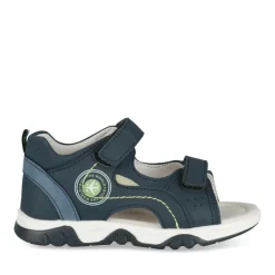 Sandales Sport MARINE Garçon Motif Uni Scratch