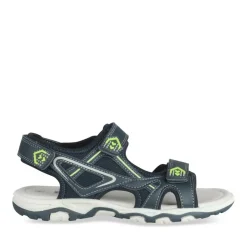 Sandales Sport MARINE Garçon Motif Uni Scratch