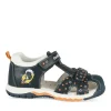 Sandales Sport MARINE Garçon Motif Espace Scratch