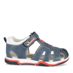 Sandales Sport MARINE Garçon Motif Uni Scratch