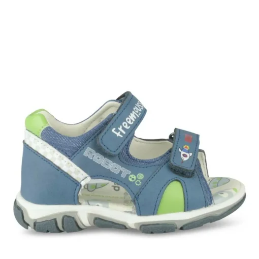 Sandales Sport MARINE Garçon Motif Multicolore Scratch