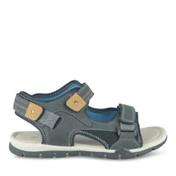 Sandales Sport MARINE Garçon Motif Uni Scratch