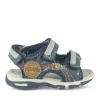 Sandales Sport MARINE Garçon Motif Uni Scratch