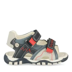 Sandales Sport MARINE Garçon Motif Multicolore Scratch