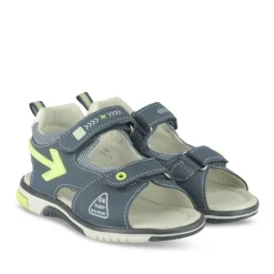 Sandales Sport MARINE Garçon Motif Uni Scratch