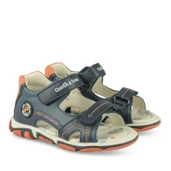 Sandales Sport MARINE Garçon Motif Dinosaure Scratch