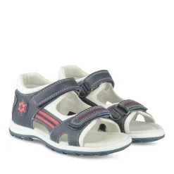 Sandales Sport MARINE Garçon Motif Uni Scratch