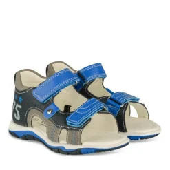 Sandales Sport MARINE Garçon Motif Multicolore Scratch