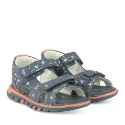 Sandales Sport MARINE Garçon Motif Multicolore Scratch