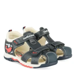 Sandales Sport MARINE Garçon Motif Animal Scratch
