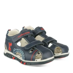 Sandales Sport MARINE Garçon Motif Animal Scratch