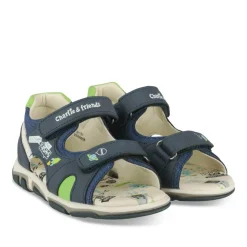 Sandales Sport MARINE Garçon Motif Multicolore Scratch