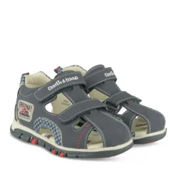 Sandales Sport MARINE Garçon Motif Multicolore Scratch