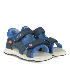 Sandales Sport MARINE Garçon Motif Uni Scratch
