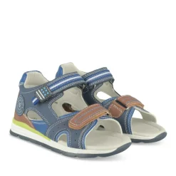 Sandales Sport MARINE Garçon Motif Uni Scratch