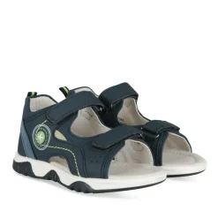 Sandales Sport MARINE Garçon Motif Uni Scratch