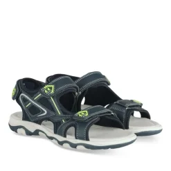 Sandales Sport MARINE Garçon Motif Uni Scratch