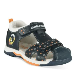 Sandales Sport MARINE Garçon Motif Espace Scratch