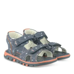 Sandales Sport MARINE Garçon Motif Multicolore Scratch