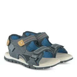 Sandales Sport MARINE Garçon Motif Uni Scratch