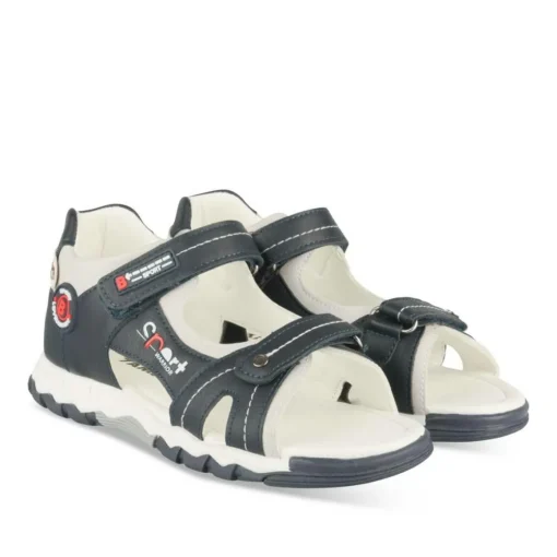 Sandales Sport MARINE Garçon Motif Multicolore Scratch