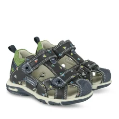 Sandales Sport MARINE Garçon Motif Multicolore Scratch