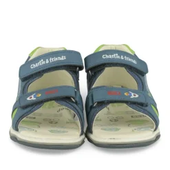 Sandales Sport MARINE Garçon Motif Multicolore Scratch
