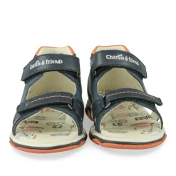 Sandales Sport MARINE Garçon Motif Dinosaure Scratch