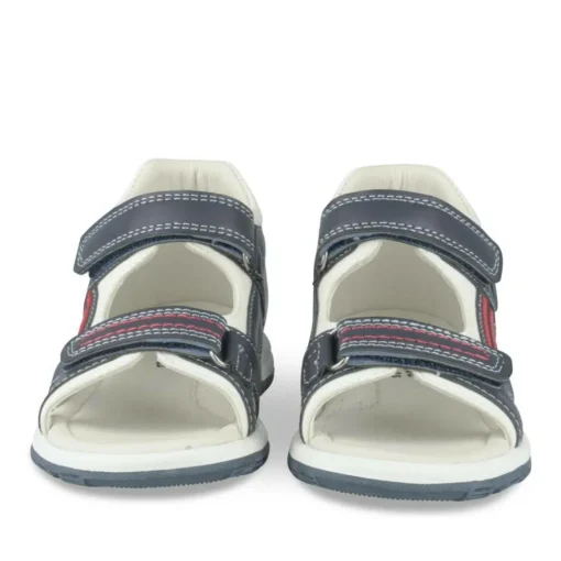 Sandales Sport MARINE Garçon Motif Uni Scratch