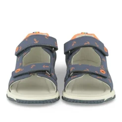 Sandales Sport MARINE Garçon Motif Uni Scratch