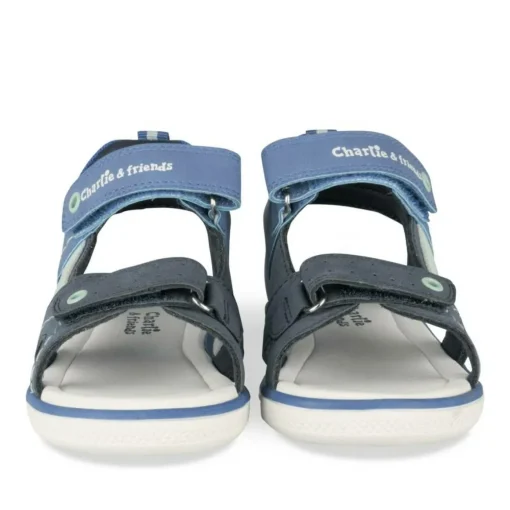 Sandales Sport MARINE Garçon Motif Multicolore Scratch