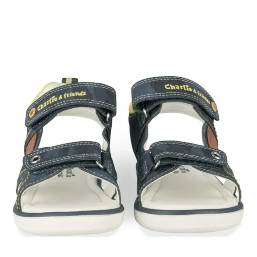Sandales Sport MARINE Garçon Motif Multicolore Scratch
