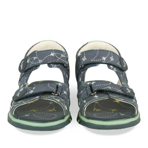 Sandales Sport MARINE Garçon Motif Multicolore Scratch