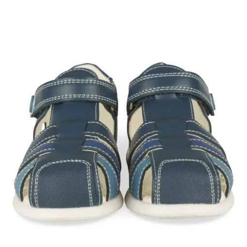 Sandales Sport MARINE Garçon Motif Multicolore Scratch