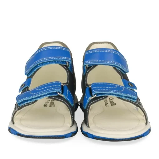 Sandales Sport MARINE Garçon Motif Multicolore Scratch