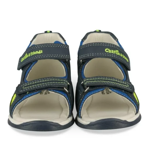 Sandales Sport MARINE Garçon Motif Multicolore Scratch
