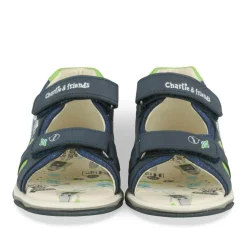 Sandales Sport MARINE Garçon Motif Multicolore Scratch
