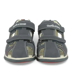 Sandales Sport MARINE Garçon Motif Multicolore Scratch
